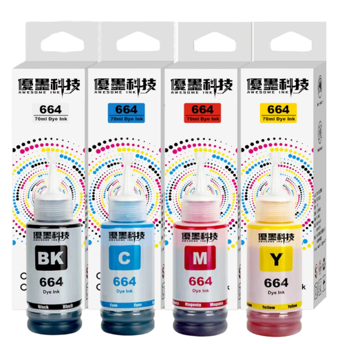 EPSON 664/672 高品質墨水 黑色 三彩 L120/L355/L565 含墨水保固 T6641 T6642 T6643 T6644